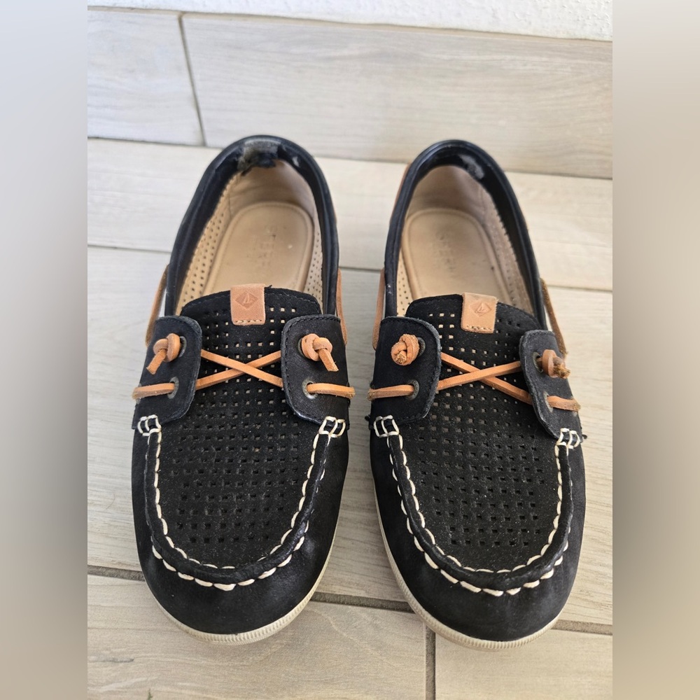 Sperry Top-Sider Leather Boat Shoes | Classic Casual Comfort| Size 8.5 - Picture 3 of 13